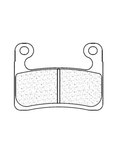 CL BRAKES Placute de frana din metal sinterizat stradal - 1257A3+
