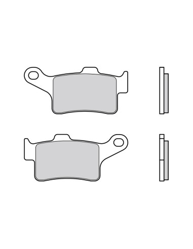 Plăcuțe de frână din metal sinterizat BREMBO Street - ​07GR88SA