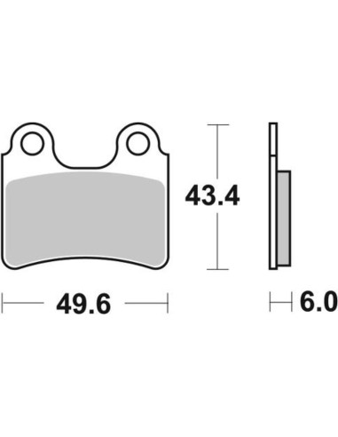 BRAKING Plăcuțe de frână din metal sinterizat off-road - 831CM46