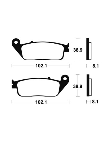 TECNIUM Sintered Metal Brake Pads - MTR127