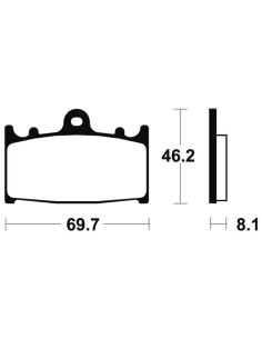 Plăcuțe de frână din metal...