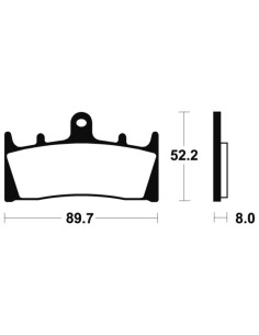 Plăcuțe de frână din metal...