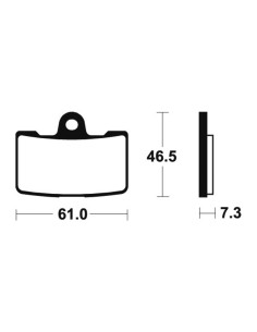 Plăcuțe de frână din metal...