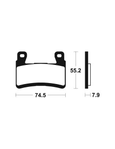 Plăcuțe de frână din metal...