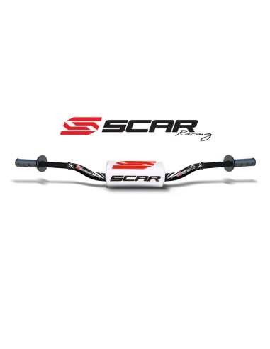 Ghidon SCAR O² Yamaha YZ/YZF - Negru Alb