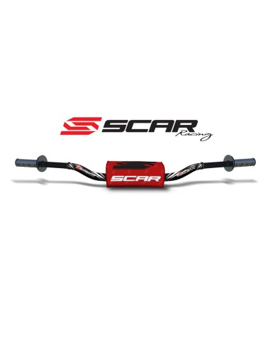 Ghidon SCAR O² Yamaha YZ/YZF - Negru Roșu