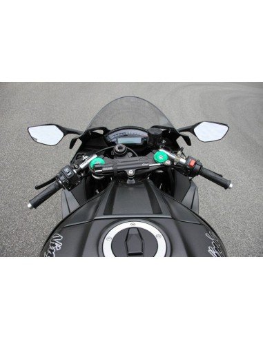 Bare de fixare LSL Speed Match pentru poziție medie ridicată - Kawasaki ZX10R argintiu