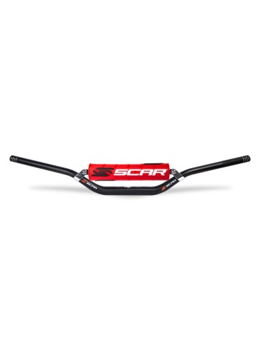 SCAR Low Handlebar Black/Red Pad