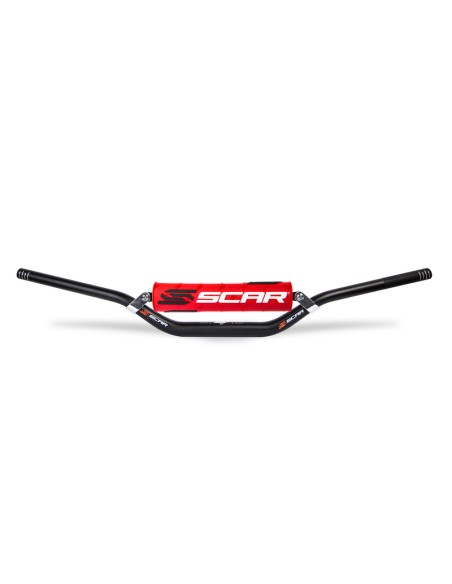 SCAR High Handlebar Black/Red Pad