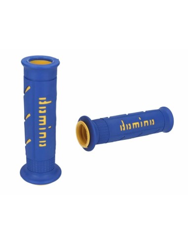 Mânere DOMINO A250 Road Racing Dual Compound No Waffle Blue & Yellow