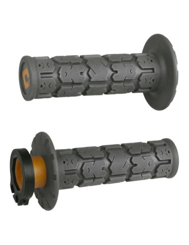 ODI MX V2 Rogue Grips Half Waffle Lock On - Grafit Antracit