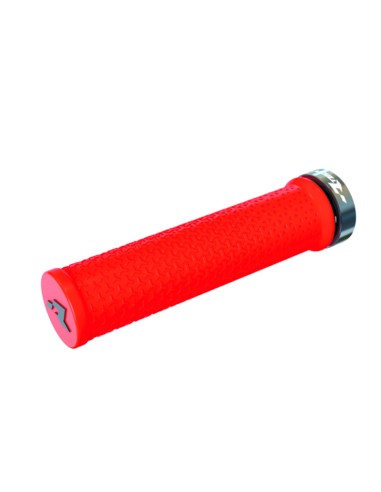 RACETECH R-Bike Lock-on Grips Neon Red E-Bike