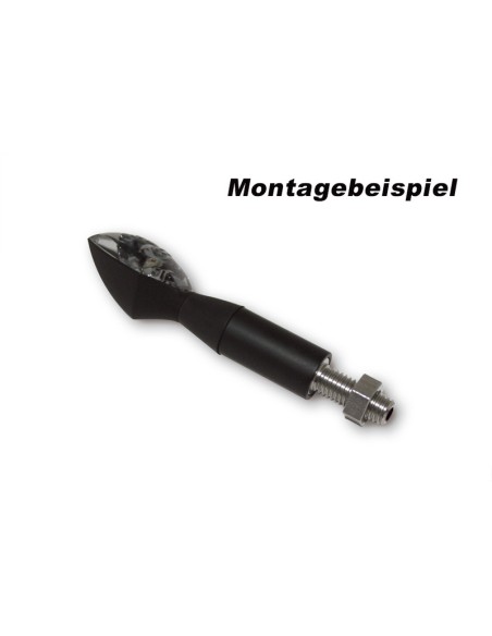 HIGHSIDER pro Indicator Stem Extension Black M8 (Pair)