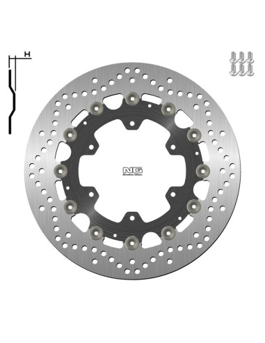 NG BRAKE DISC Disc de frana plutitor - 1137G