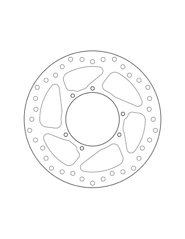 Disc de frână BREMBO Serie Oro Fix - 68B407N3