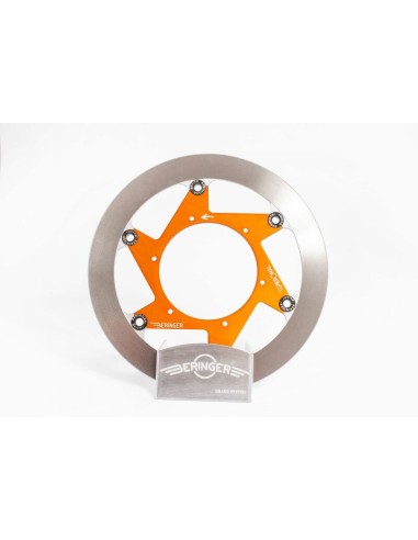 Disc de frână flotant BERINGER Aeronal din oțel inoxidabil - portocaliu KT6LGOMMI