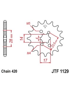 JT SPROCKETS Pinion față... 2