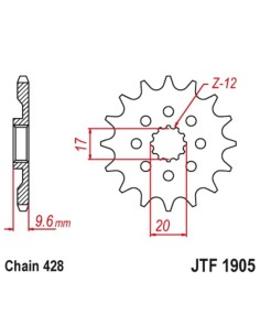 JT SPROCKETS Steel Standard...