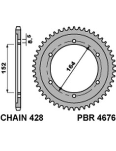 Pinion spate standard din...