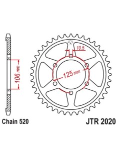 JT SPROCKETS Standard Steel...