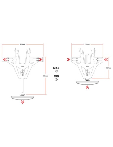 HIGHSIDER pro License Plate Holder...