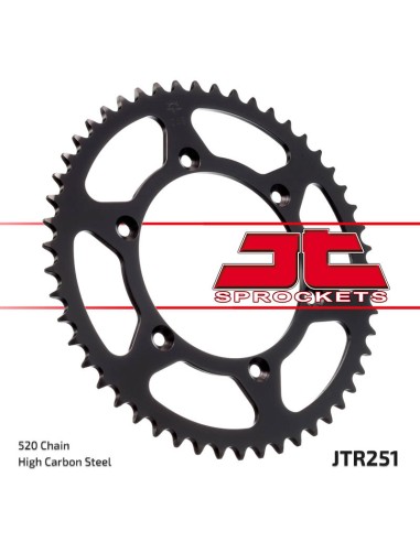 JT SPROCKETS Self cleaning Steel Rear...