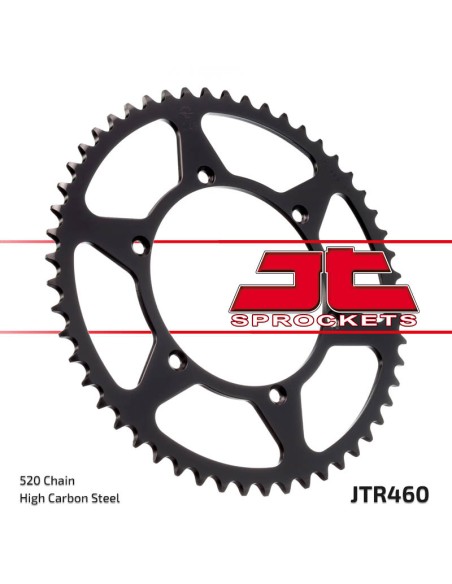 JT SPROCKETS Pinion din oțel cu autocurățare 460 - 520