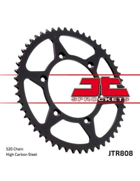 JT SPROCKETS Self cleaning Steel Rear Sprocket - 520