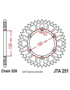 JT SPROCKETS Self cleaning...