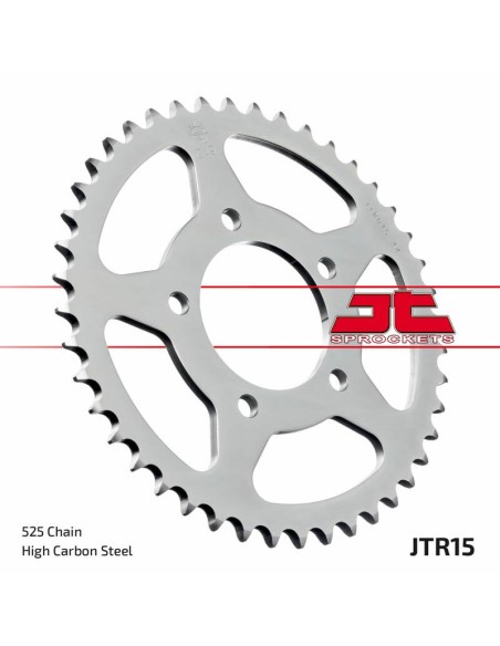 JT SPROCKETS Self cleaning Steel Rear Sprocket - 525
