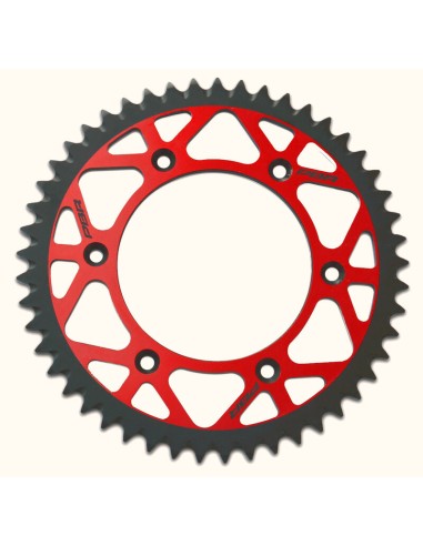 Pinion spate PBR dublă din aluminiu, ultra-ușoară, cu autocurățare, anodizat dur 289 - 520
