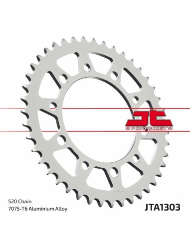 JT SPROCKETS Aluminium Ultra-Light Rear Sprocket 1303 - 520