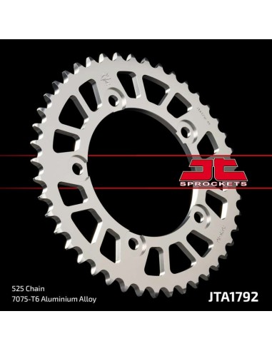 JT SPROCKETS Aluminium Ultra-Light Rear Sprocket 1792 - 525