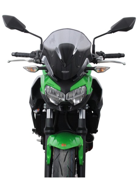 Parbriz MRA Racing ''NRN'' fum gri Kawasaki Z650 colorat