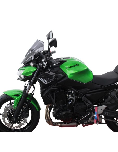 Parbriz MRA Racing ''NRN'' fum gri Kawasaki Z650 colorat