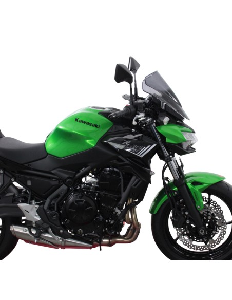 Parbriz MRA Racing ''NRN'' fum gri Kawasaki Z650 colorat