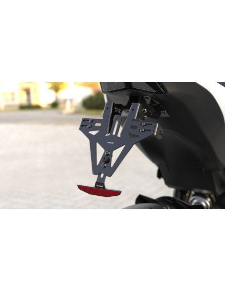 HIGHSIDER Akron-RS License Plate Holder (Without Light) - Kawasaki Z1000/Z1000SX Black