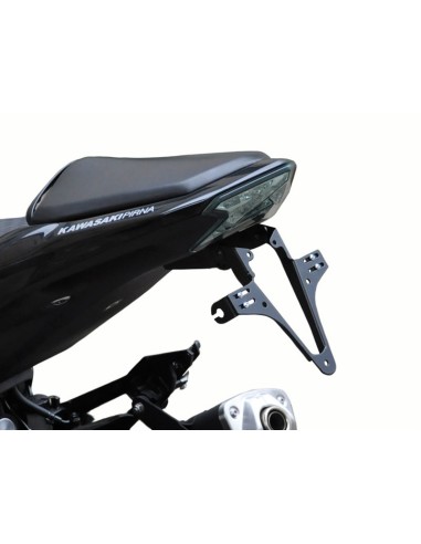 Suport pentru plăcuță de înmatriculare HIGHSIDER - Kawasaki Z800 Negru
