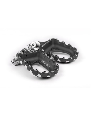 S3 Hard Rock Footrests Aluminium Black