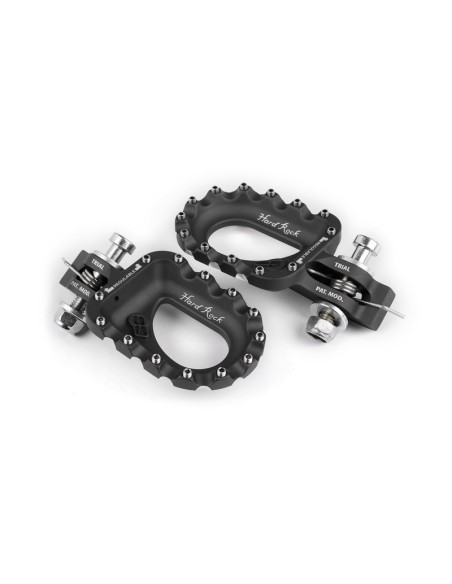 S3 Hard Rock Footrests Aluminium Black