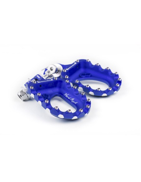 S3 Hard Rock Footrests Aluminium Blue