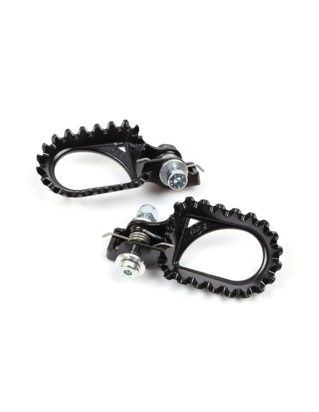 Suport pentru picioare S3 Hard Rock + 10 mm Poziție spate Oțel Negru