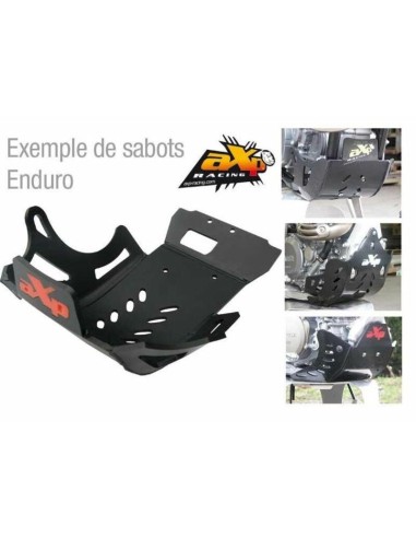 Placa de AXP Enduro - HDPE 6mm Husqvarna Black