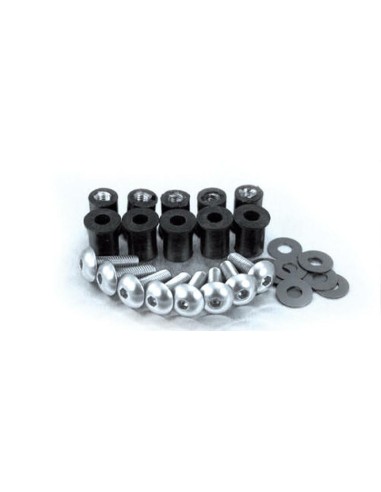 BIHR Ø5mm Șuruburi + Inserții + Șaibe Kit Aluminiu