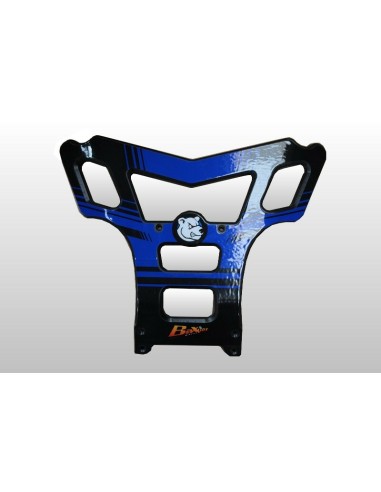 AXP Baxper HDPE Front bumper - Black/Blue Yamaha YFZ450R