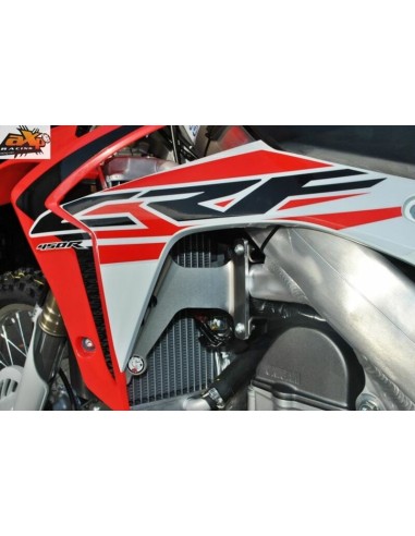 Apărătoare radiator AXP Aluminiu - Honda CRF450R Roșu