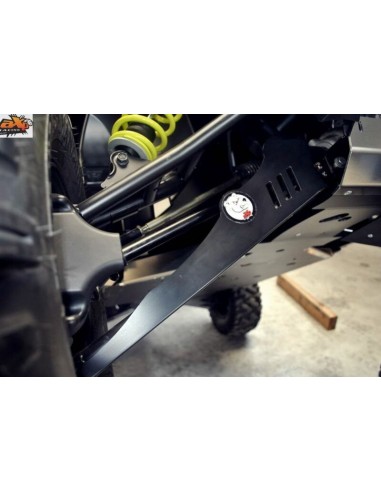 Protecție față AXP pentru braț A - HDPE 6mm Polaris RZR900S Negru