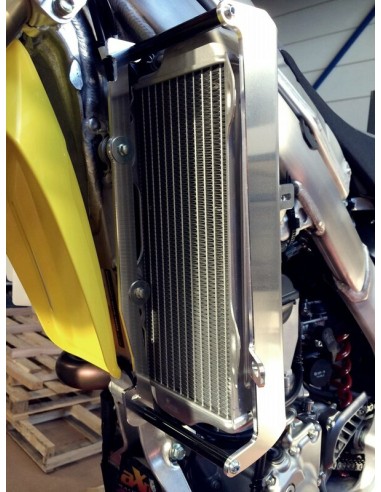 Apărătoare radiator AXP aluminiu - Suzuki RM-Z250 Negru