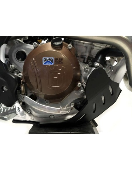 Placa de protectie AXP Enduro - HDPE 6mm Husqvarna FE250/350 Negru