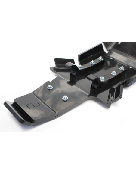 Placa de protectie AXP Enduro Xtrem - HDPE 8mm Husqvarna TE250/300 Negru